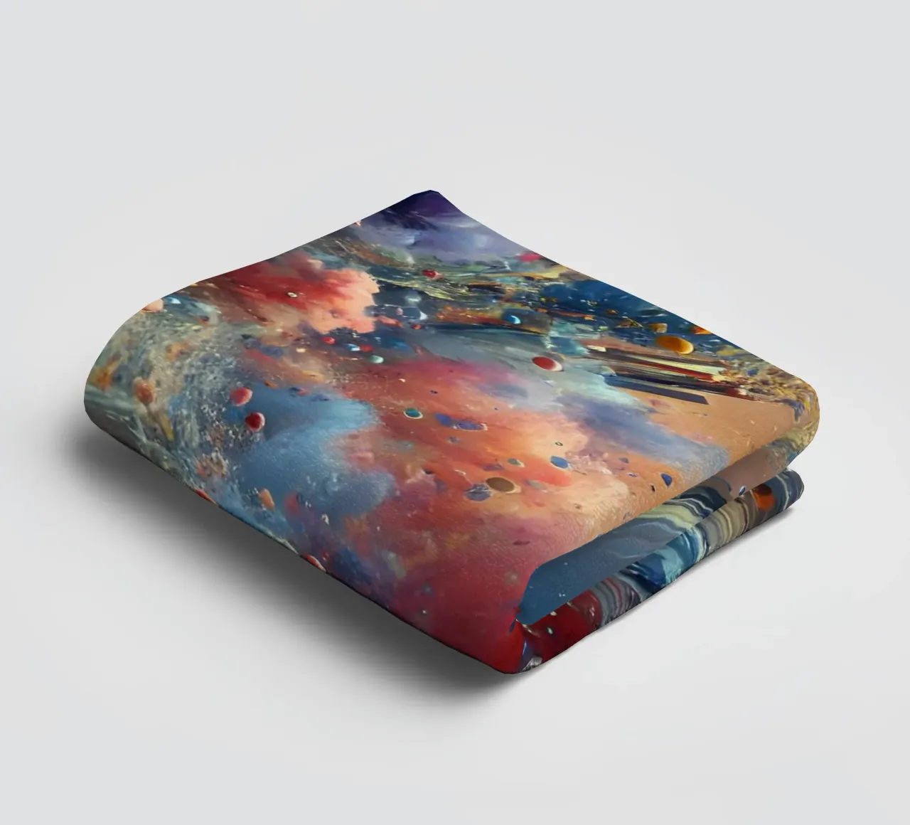 action splash abstract towel by abstrakt