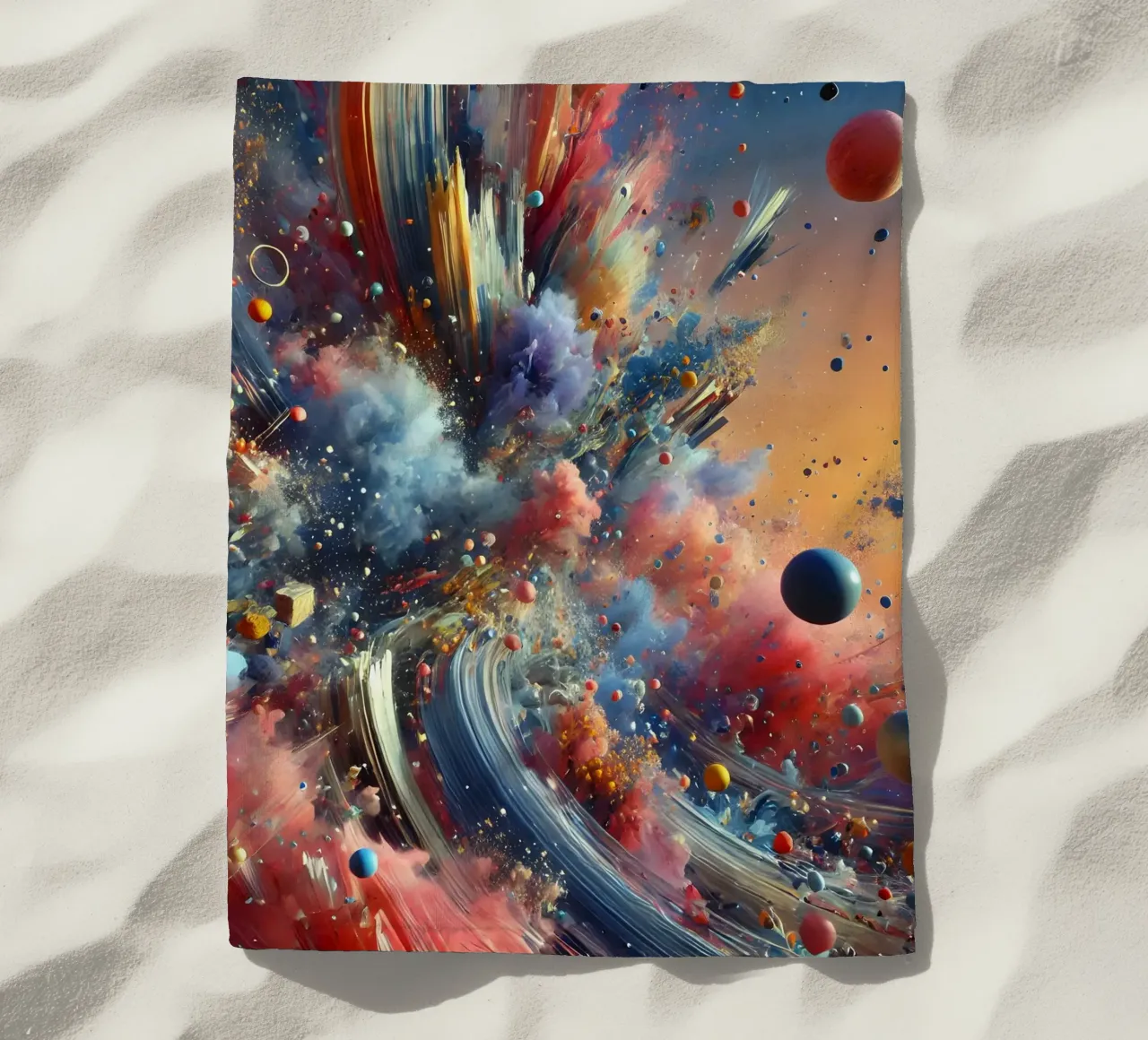 action splash abstract telo mare da abstrakt