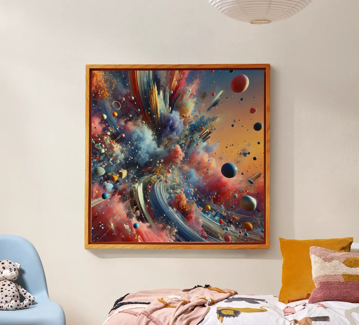 action splash abstract acryl van abstrakt