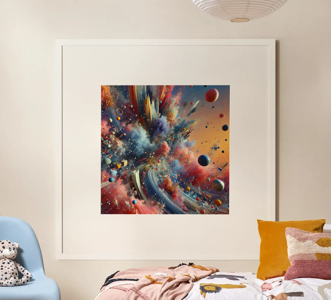 action splash abstract poster da abstrakt