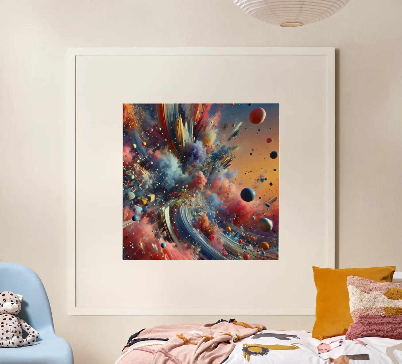 action splash abstract poster da abstrakt