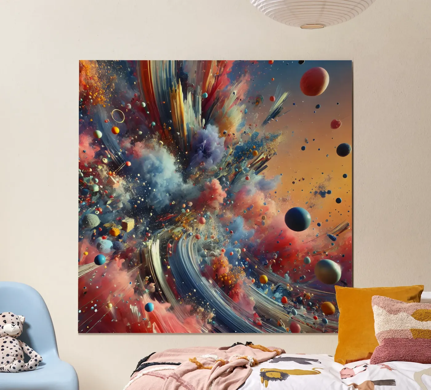 action splash abstract poster da abstrakt