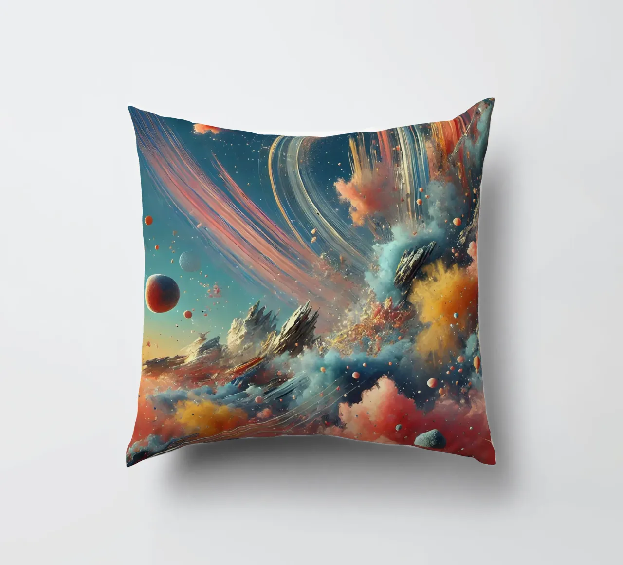 action splash abstract cuscino da abstrakt