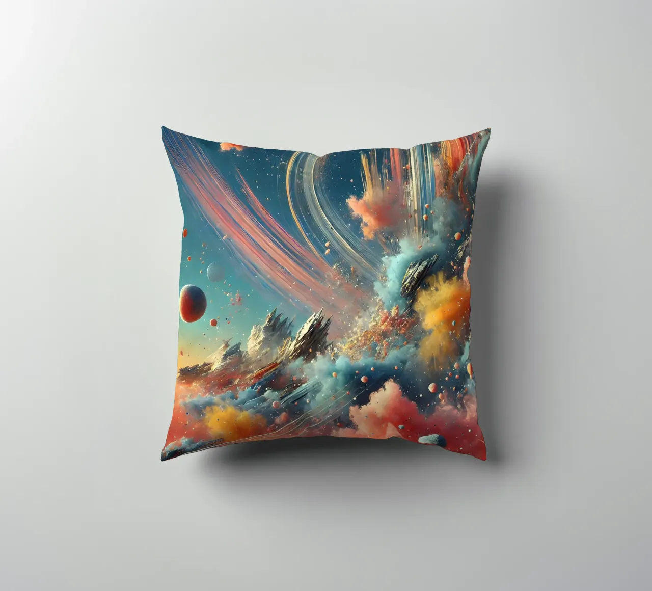 action splash abstract cuscino da abstrakt