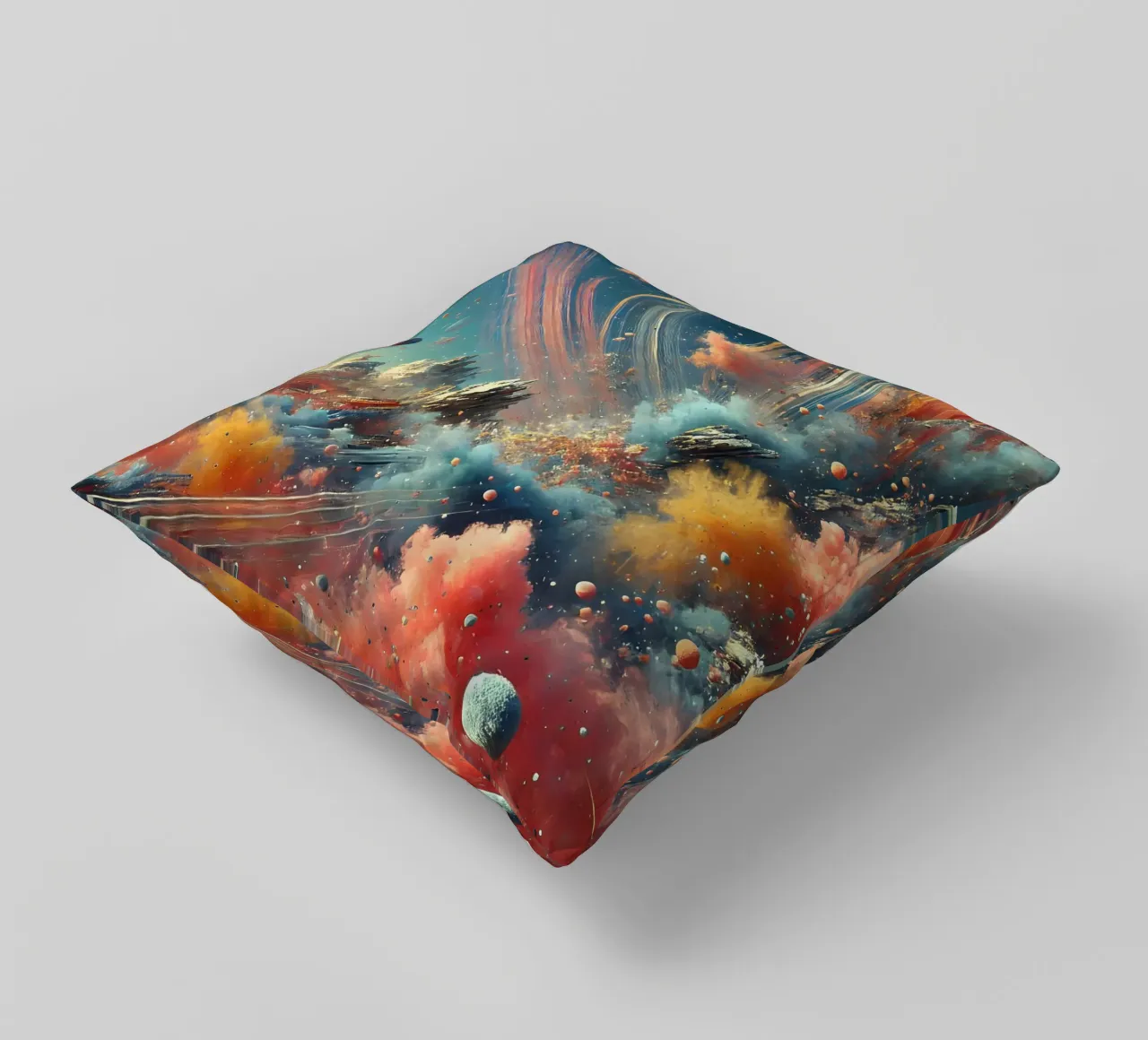 action splash abstract cuscino da abstrakt