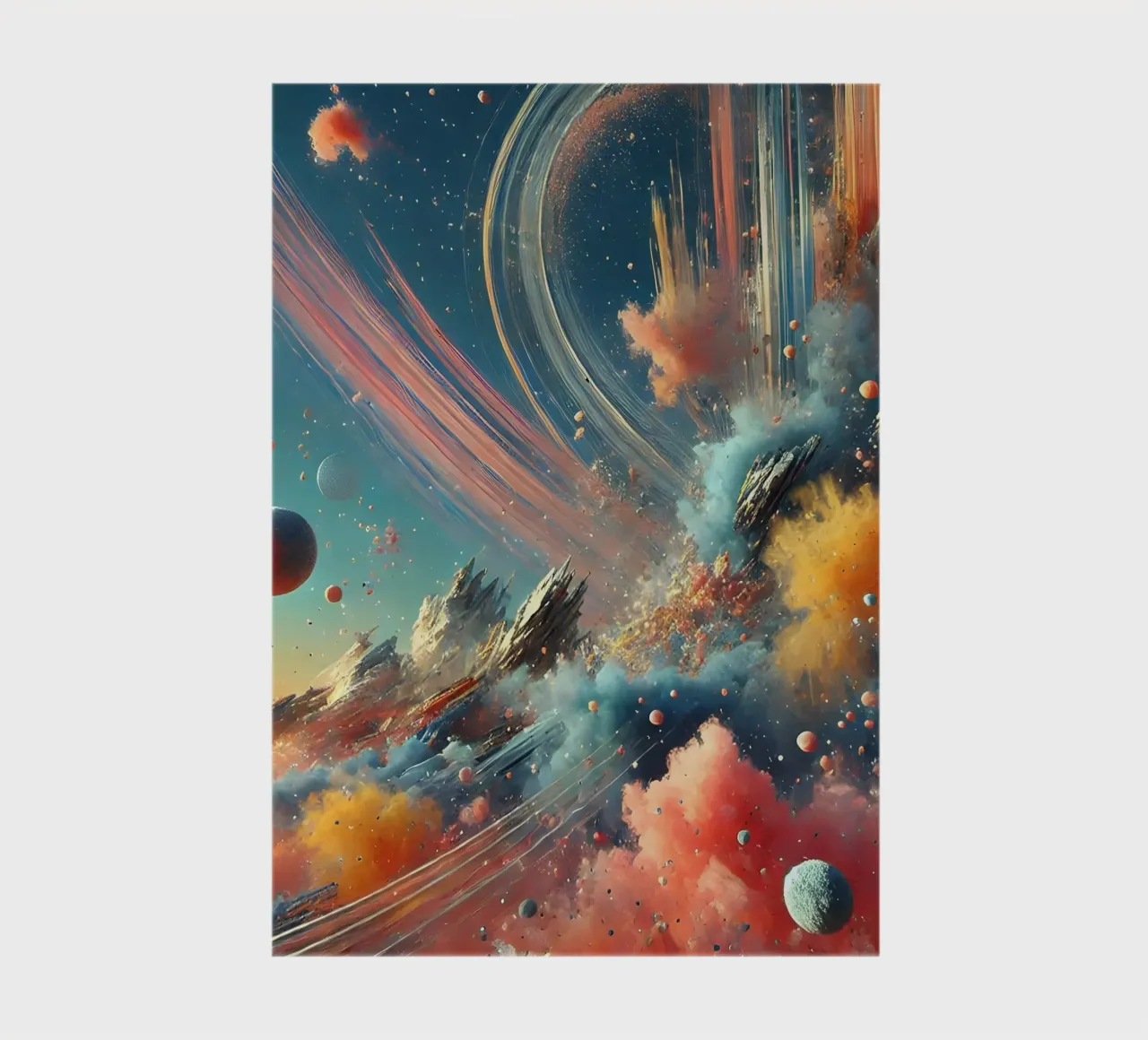 action splash abstract notebook by abstrakt