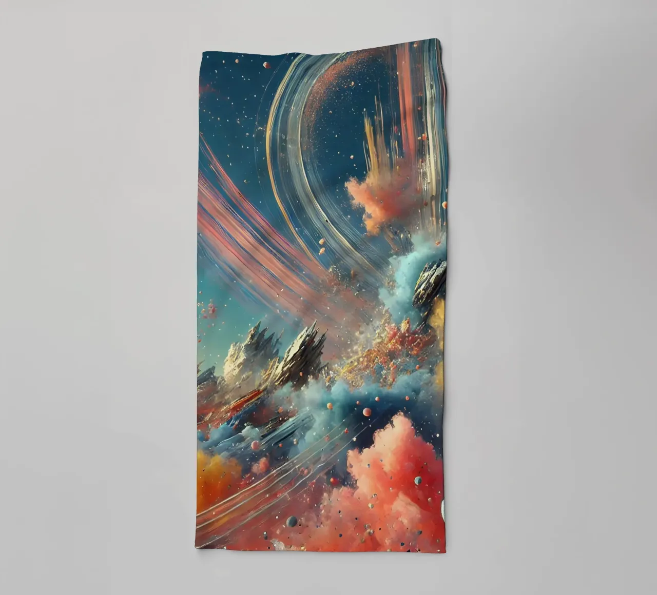 action splash abstract towel by abstrakt