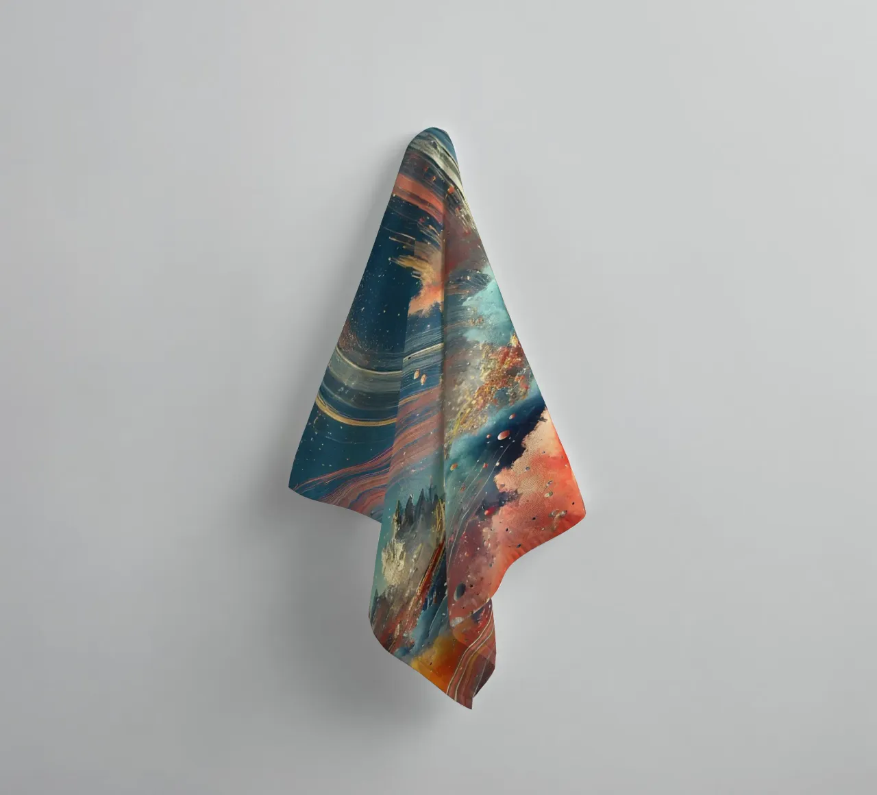 action splash abstract Handtuch von abstrakt