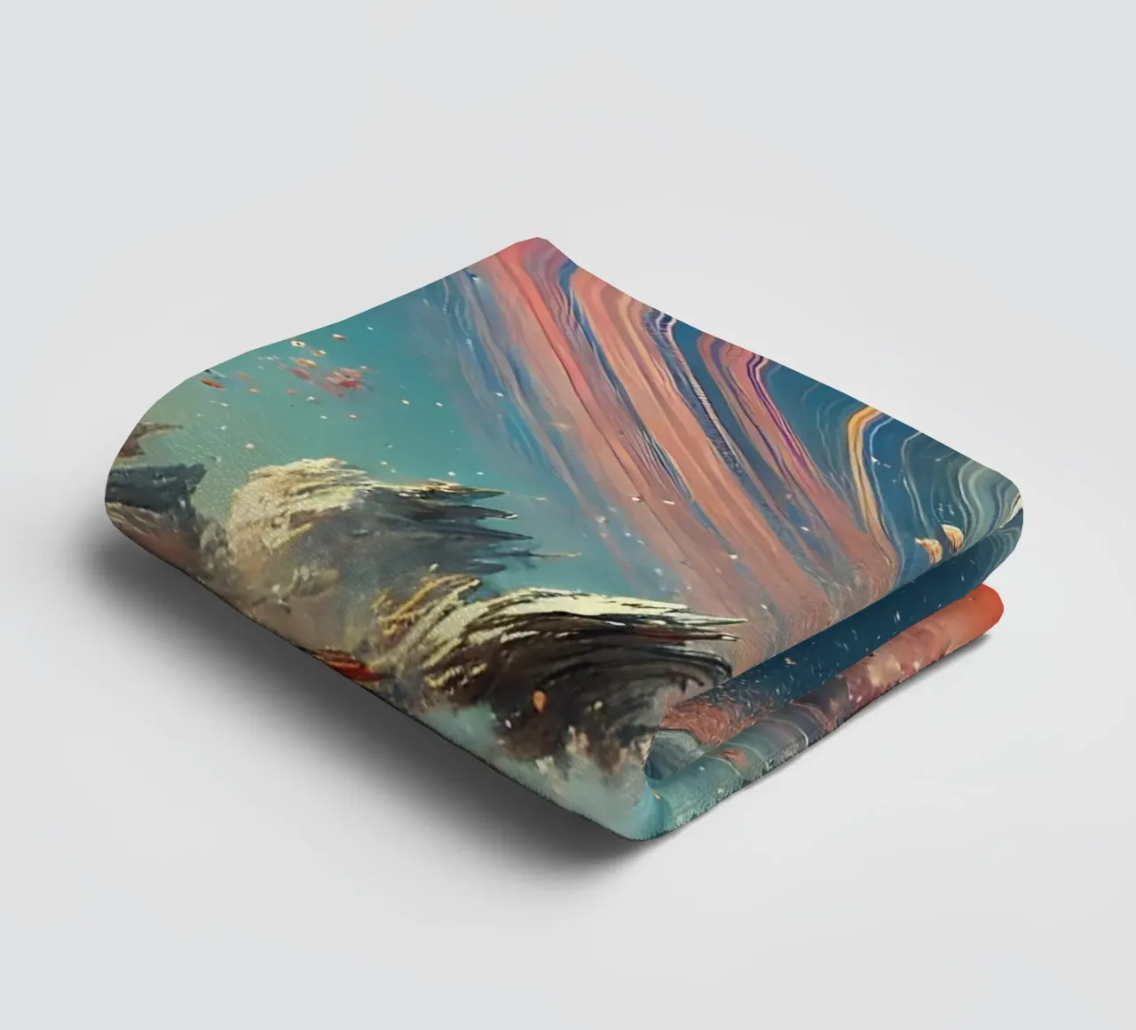 action splash abstract towel by abstrakt