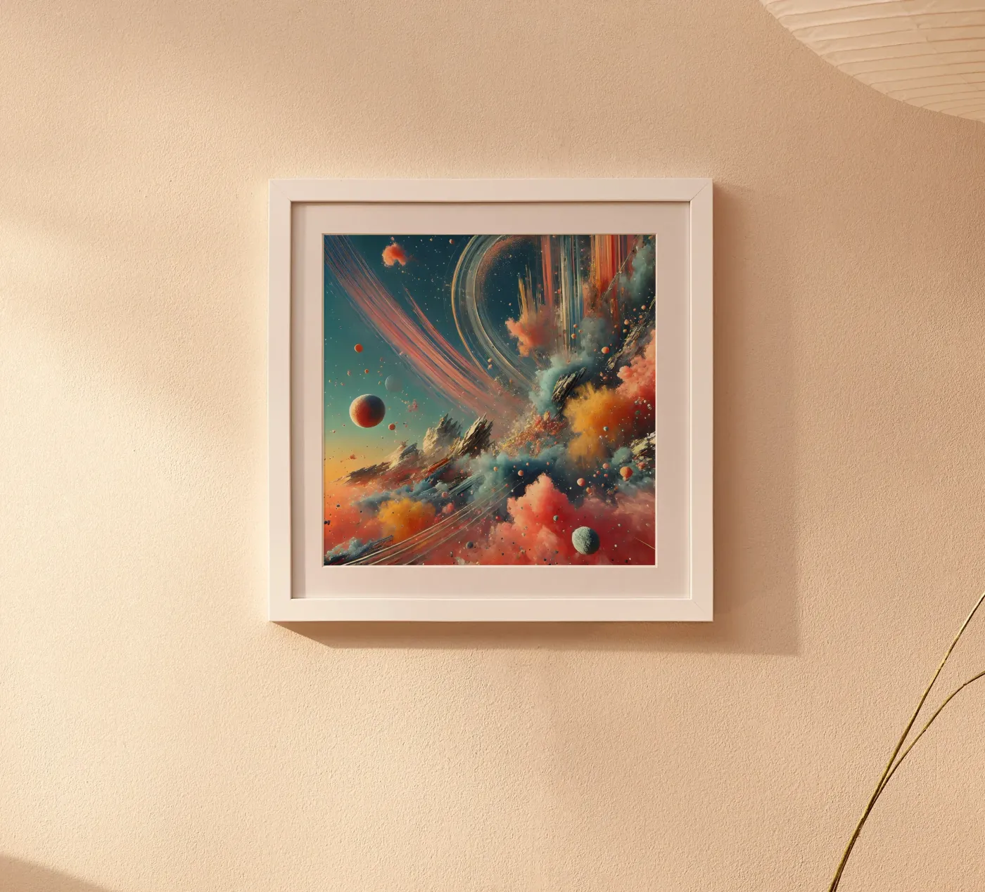 action splash abstract poster by abstrakt