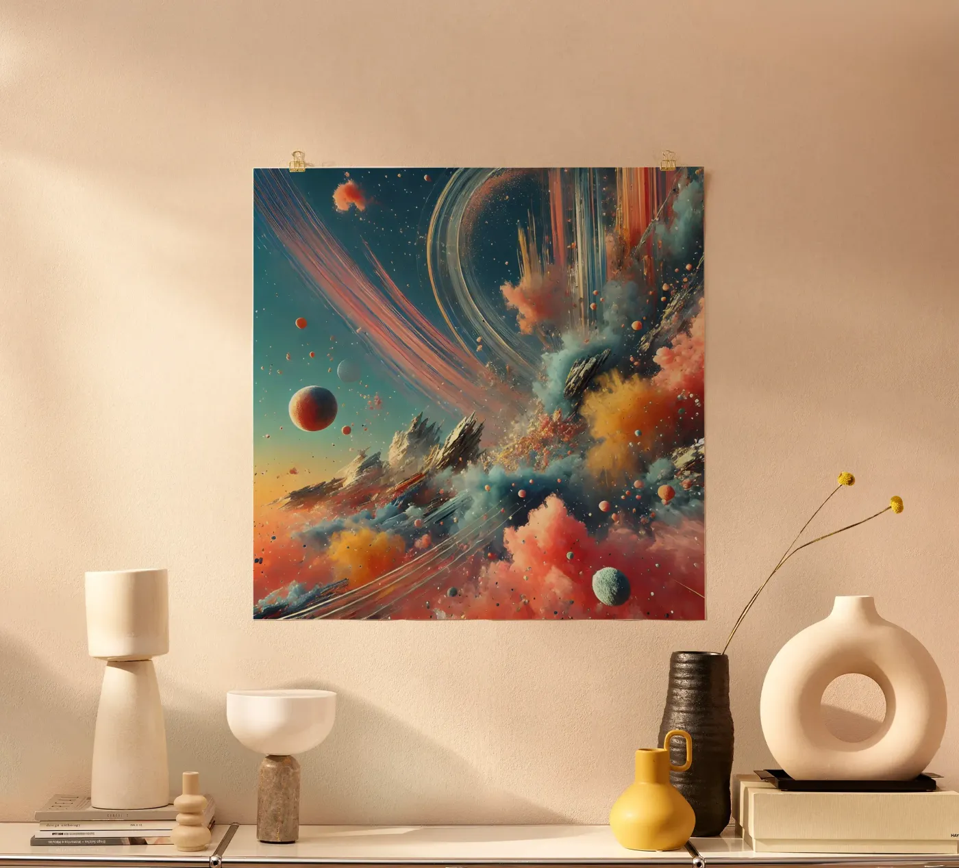 action splash abstract poster da abstrakt