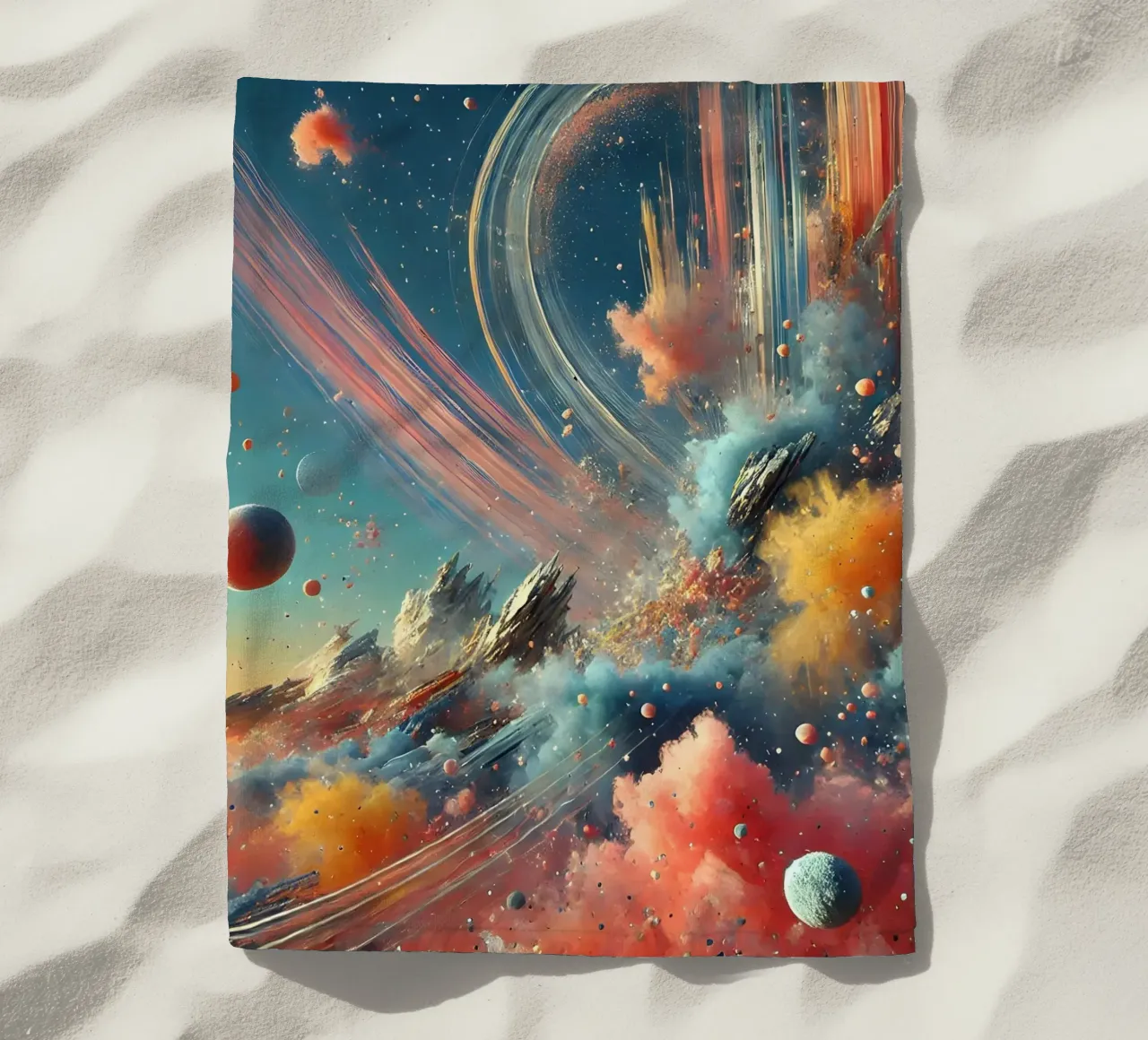 action splash abstract telo mare da abstrakt