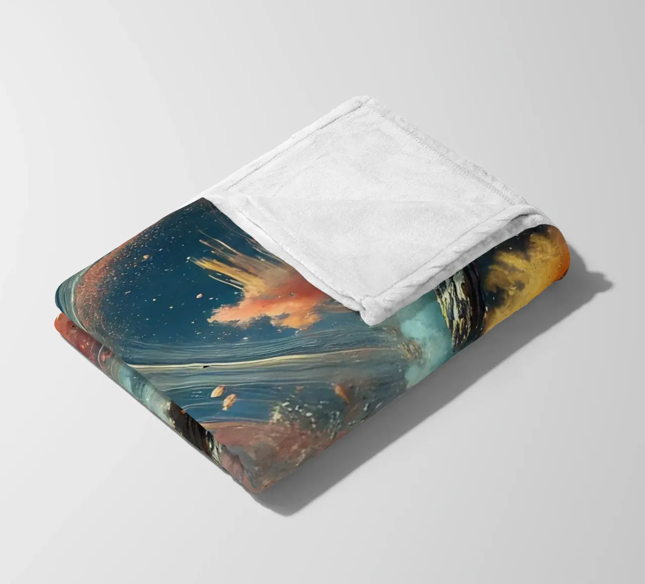 action splash abstract coperta in pile da abstrakt