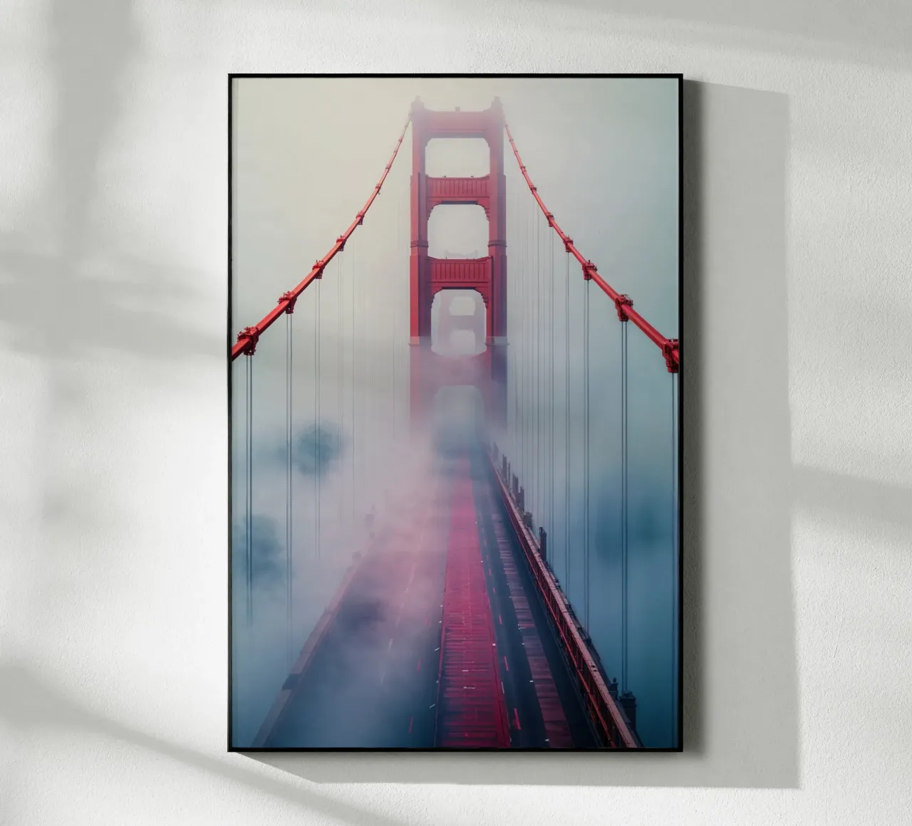 Golden Gate Bridge Dissolving into the Mist plexiglass da AlbertKlee