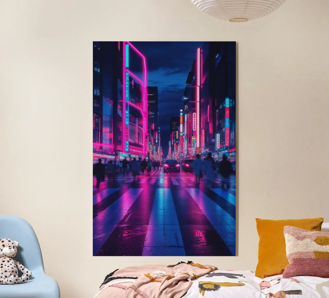 Futuristic Ambiance in Shinjuku acrylic glass by AlbertKlee