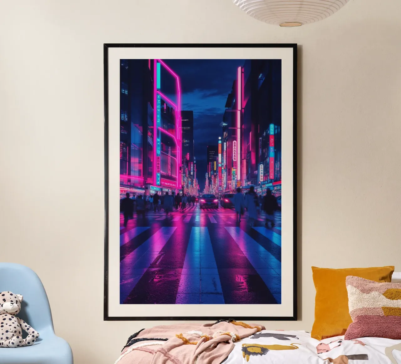 Futuristic Ambiance in Shinjuku Hahnemühle von AlbertKlee