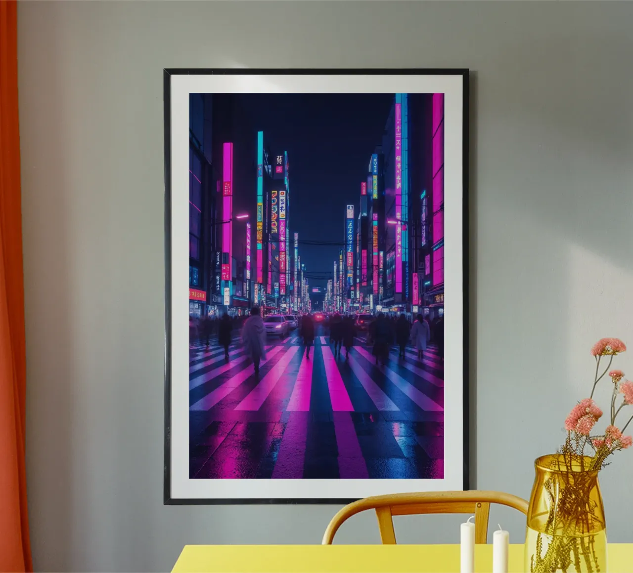 Neon Dreams of Shinjuku poster da AlbertKlee