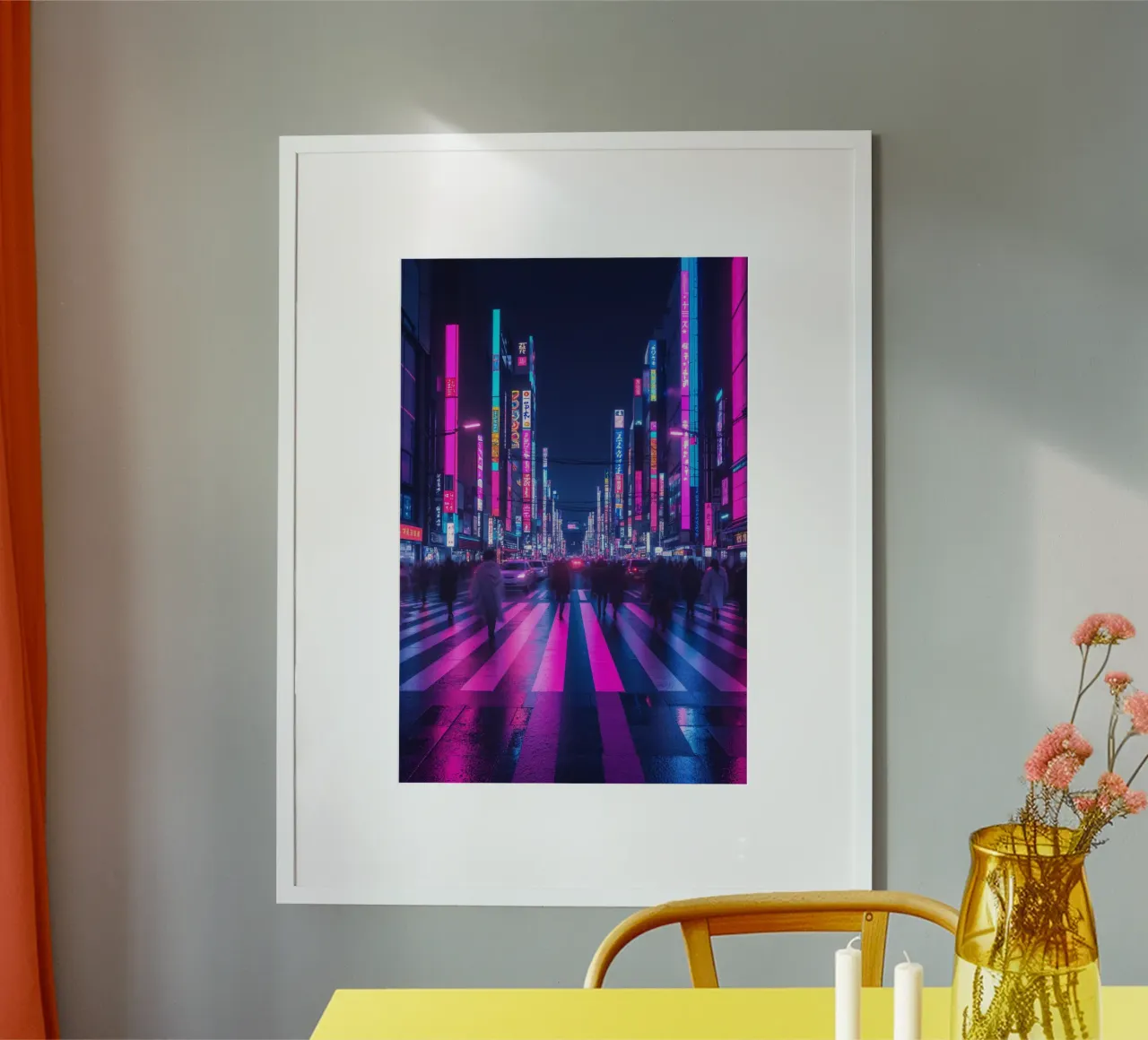 Neon Dreams of Shinjuku poster da AlbertKlee