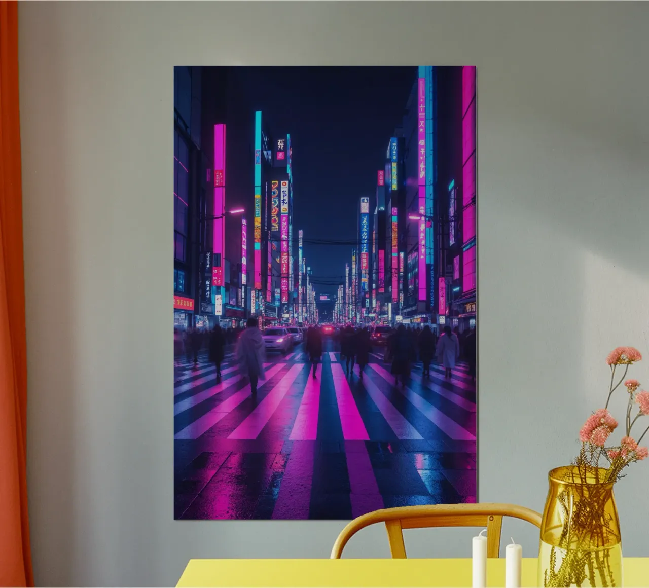 Neon Dreams of Shinjuku poster da AlbertKlee