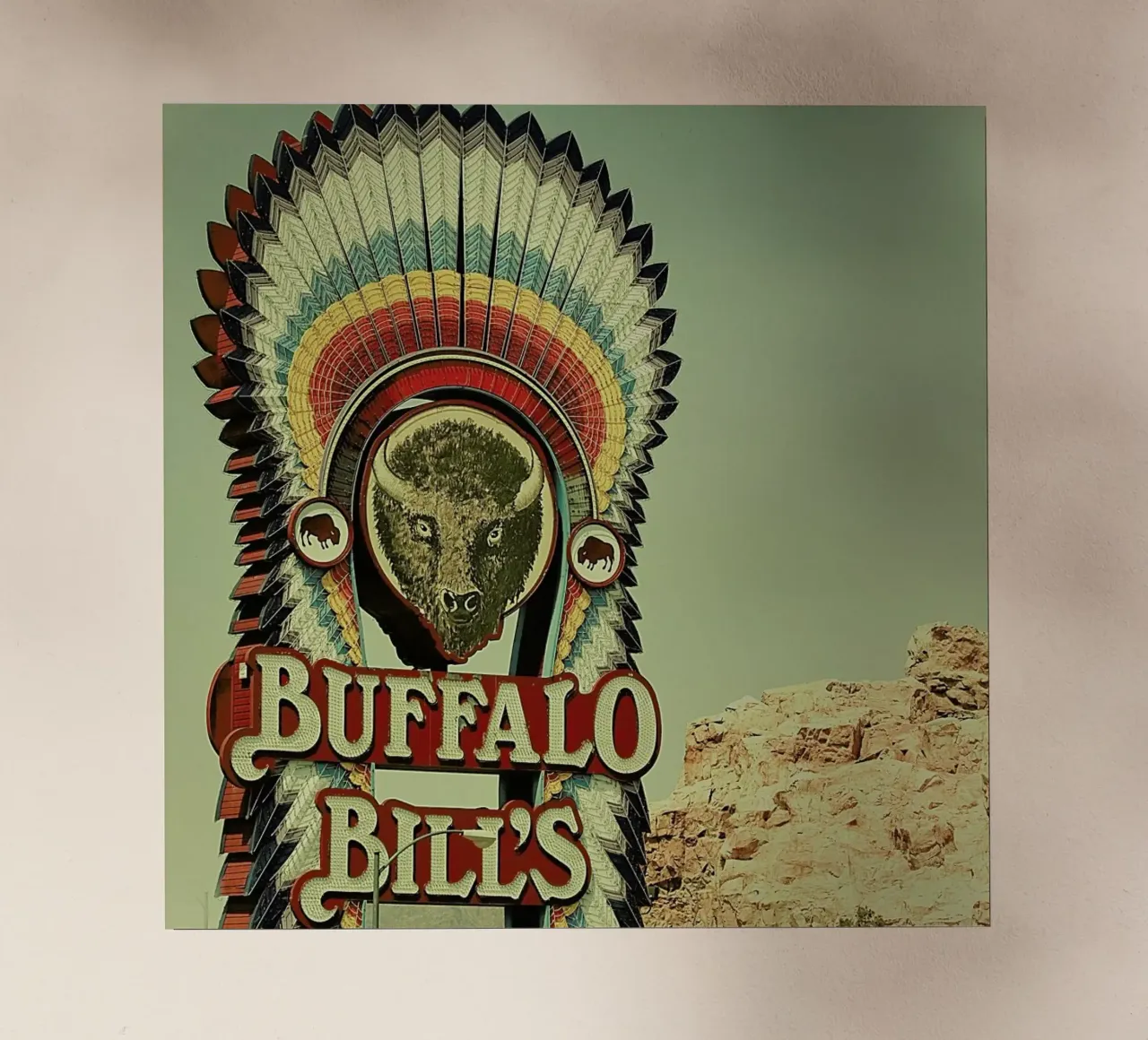 Buffalo Bills Square pellicola backlit da Keri Bevan