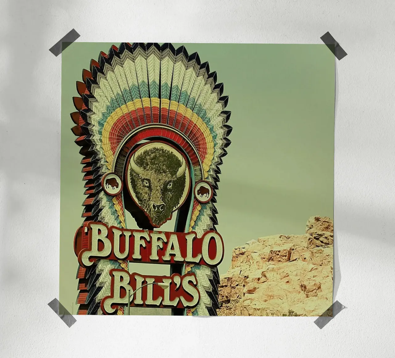 Buffalo Bills Square poster da Keri Bevan