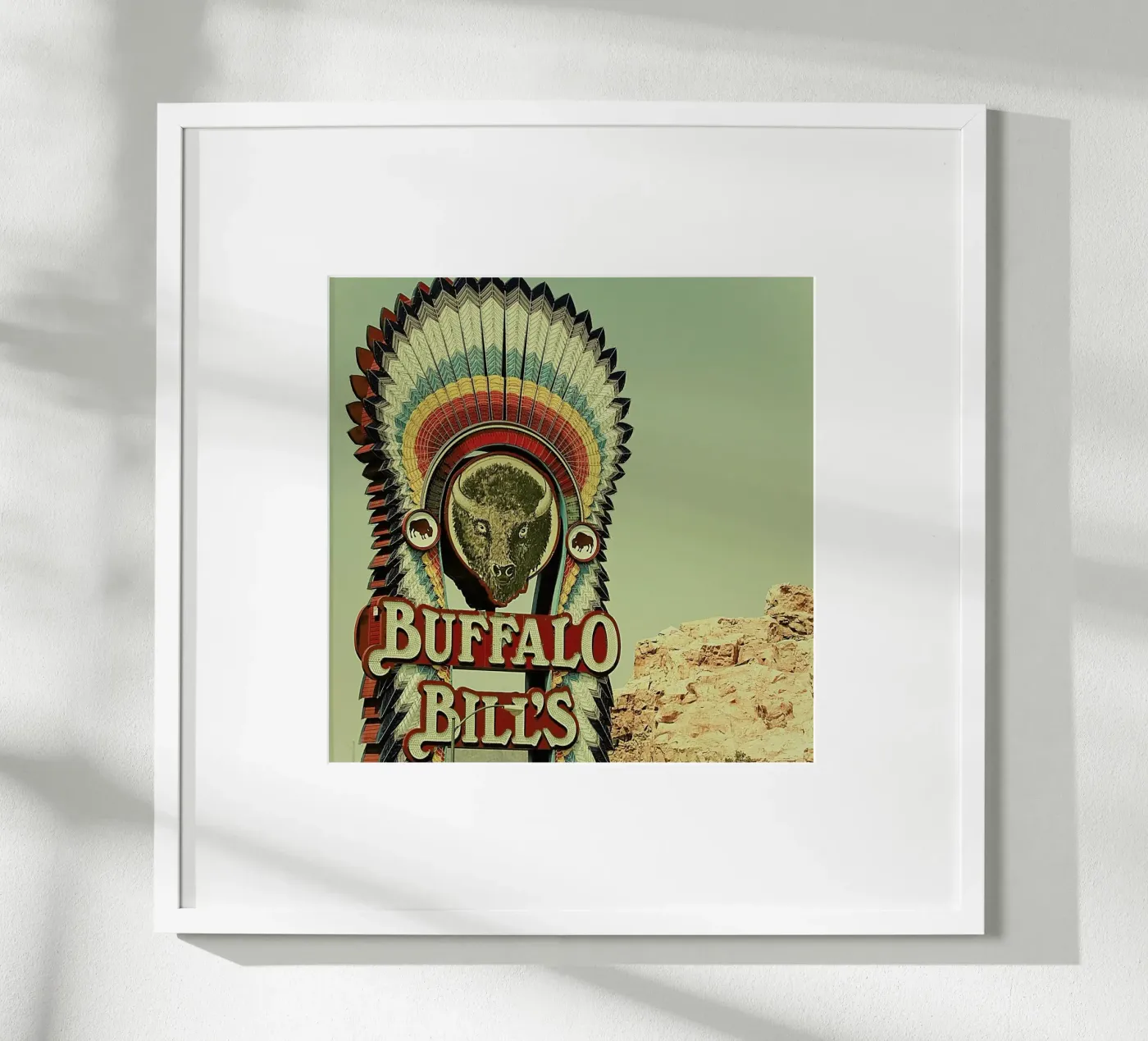 Buffalo Bills Square poster by Keri Bevan