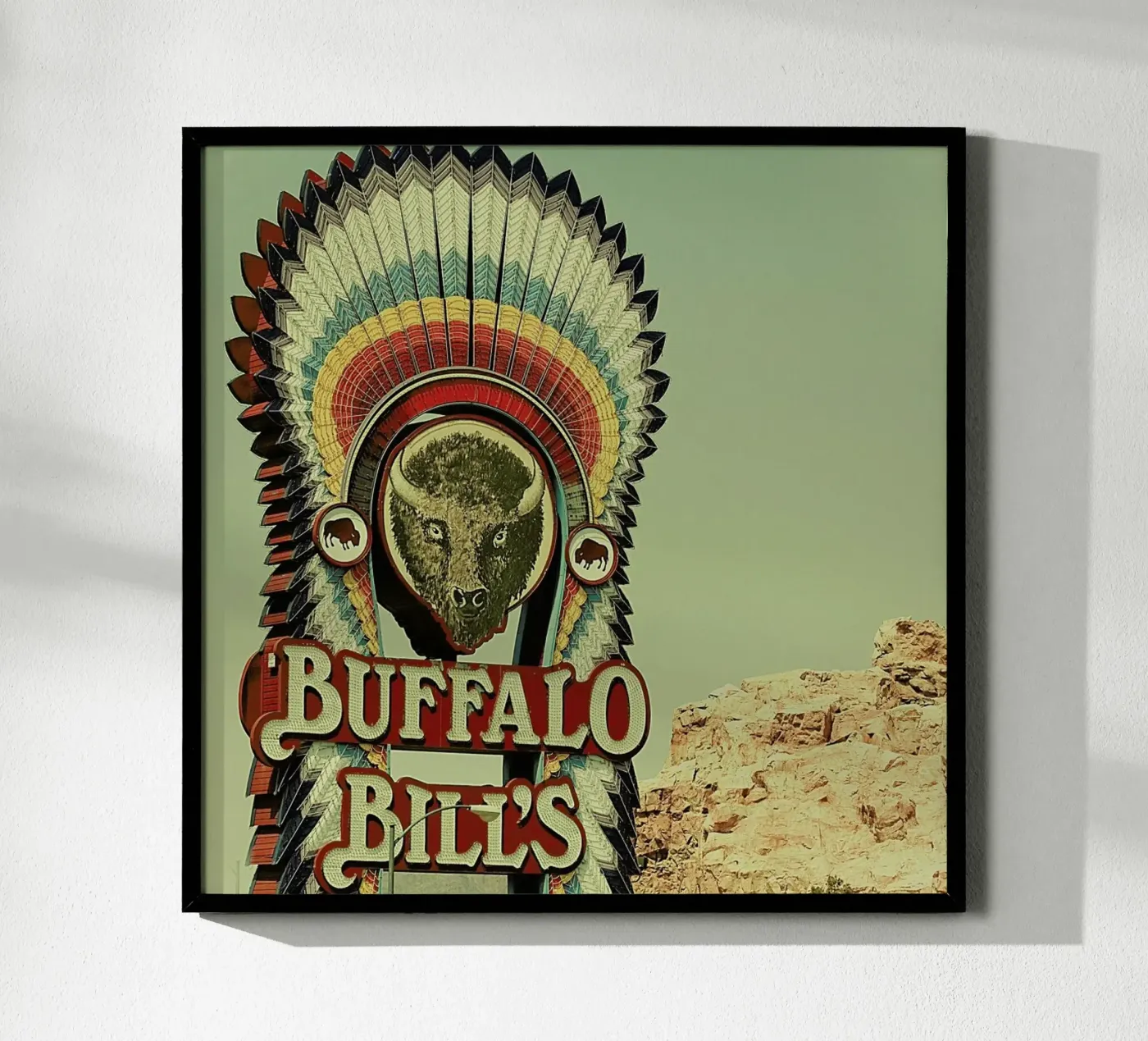 Buffalo Bills Square poster by Keri Bevan