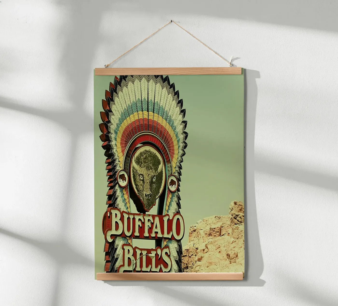 Buffalo Bills Square poster by Keri Bevan