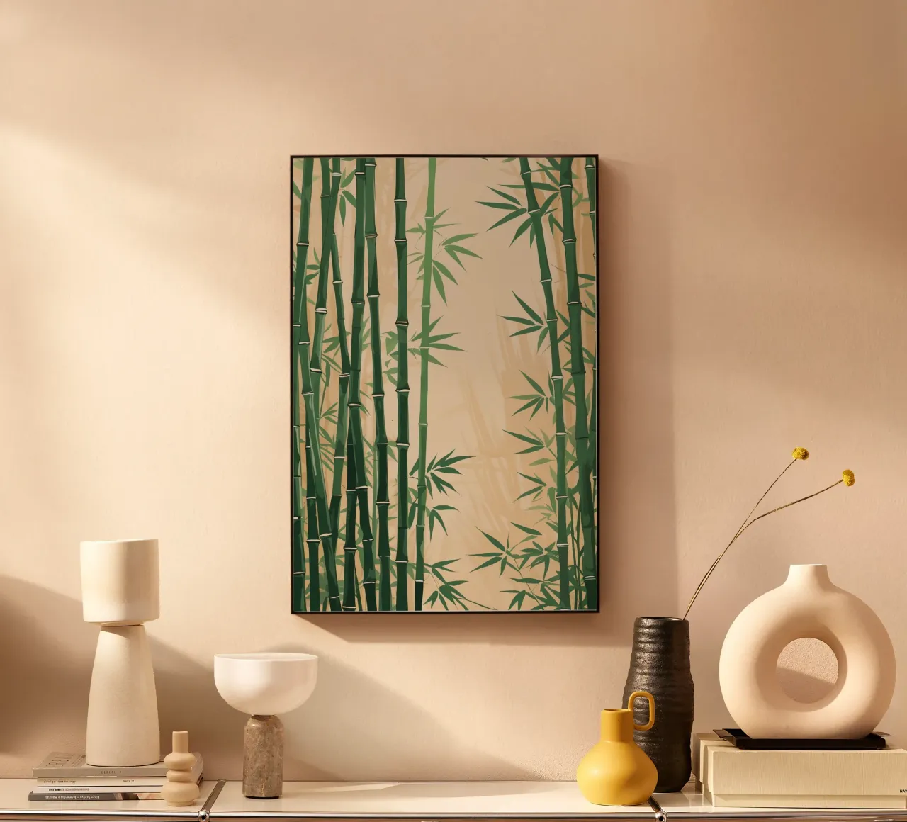 Minimalist Bamboo Forest metacrilato de AlbertKlee