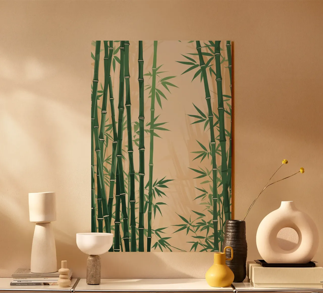 Minimalist Bamboo Forest metacrilato de AlbertKlee