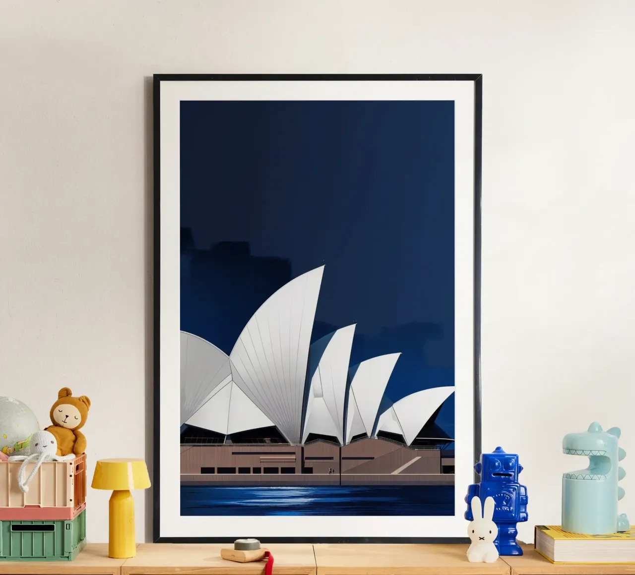Iconic Sails: A Contemporary Perspective poster con telaio in alluminio da AlbertKlee