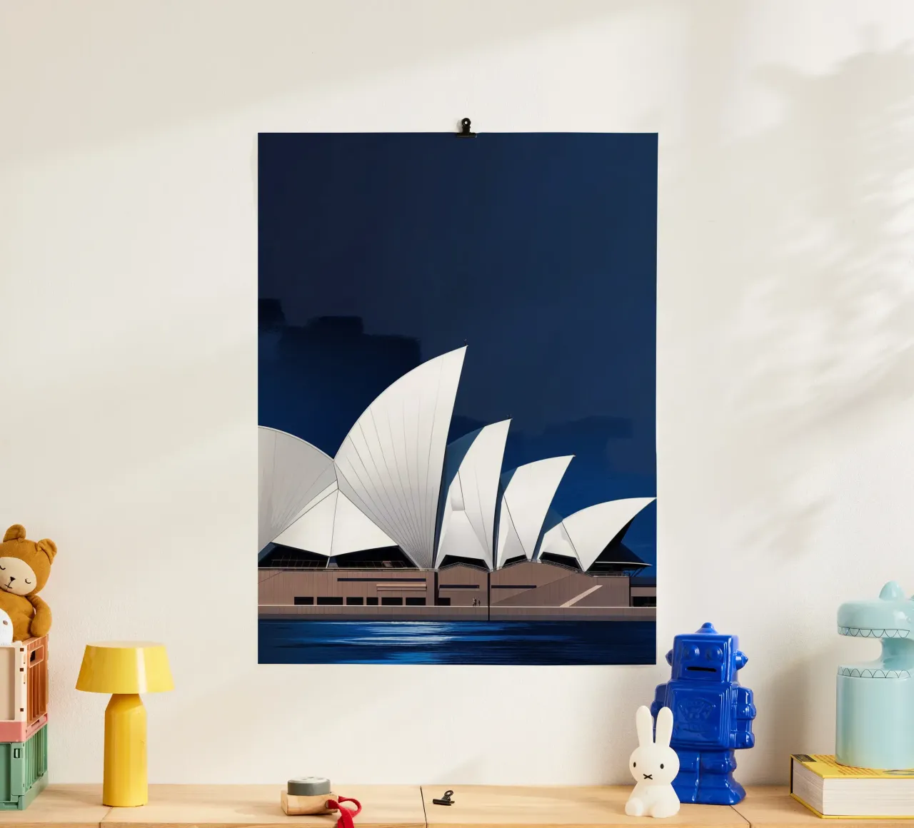 Iconic Sails: A Contemporary Perspective poster con telaio in alluminio da AlbertKlee