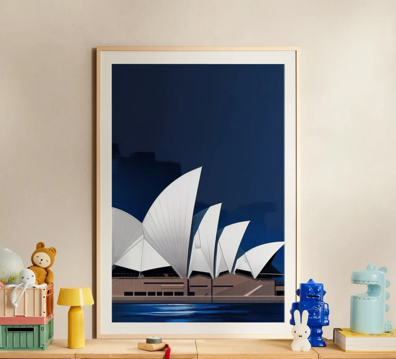Iconic Sails: A Contemporary Perspective poster con telaio in alluminio da AlbertKlee