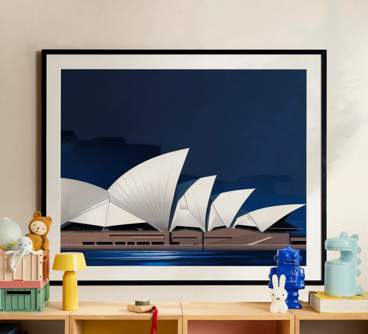 Iconic Sails: A Contemporary Perspective poster con telaio in alluminio da AlbertKlee