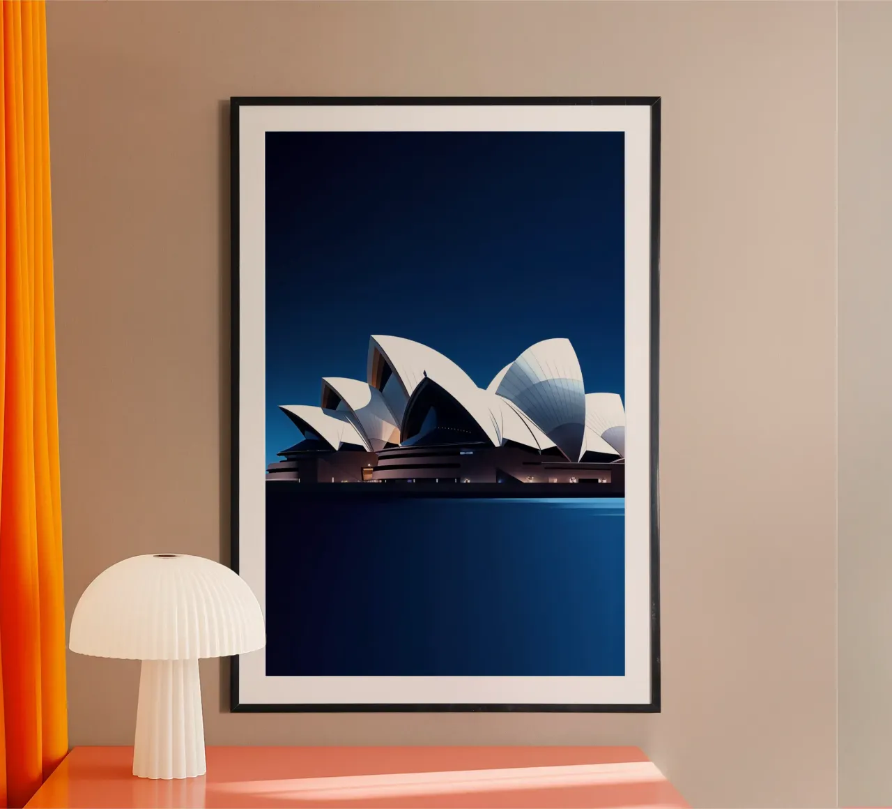 Opera House Reflections: Modern Abstraction carta hahnemühle da AlbertKlee