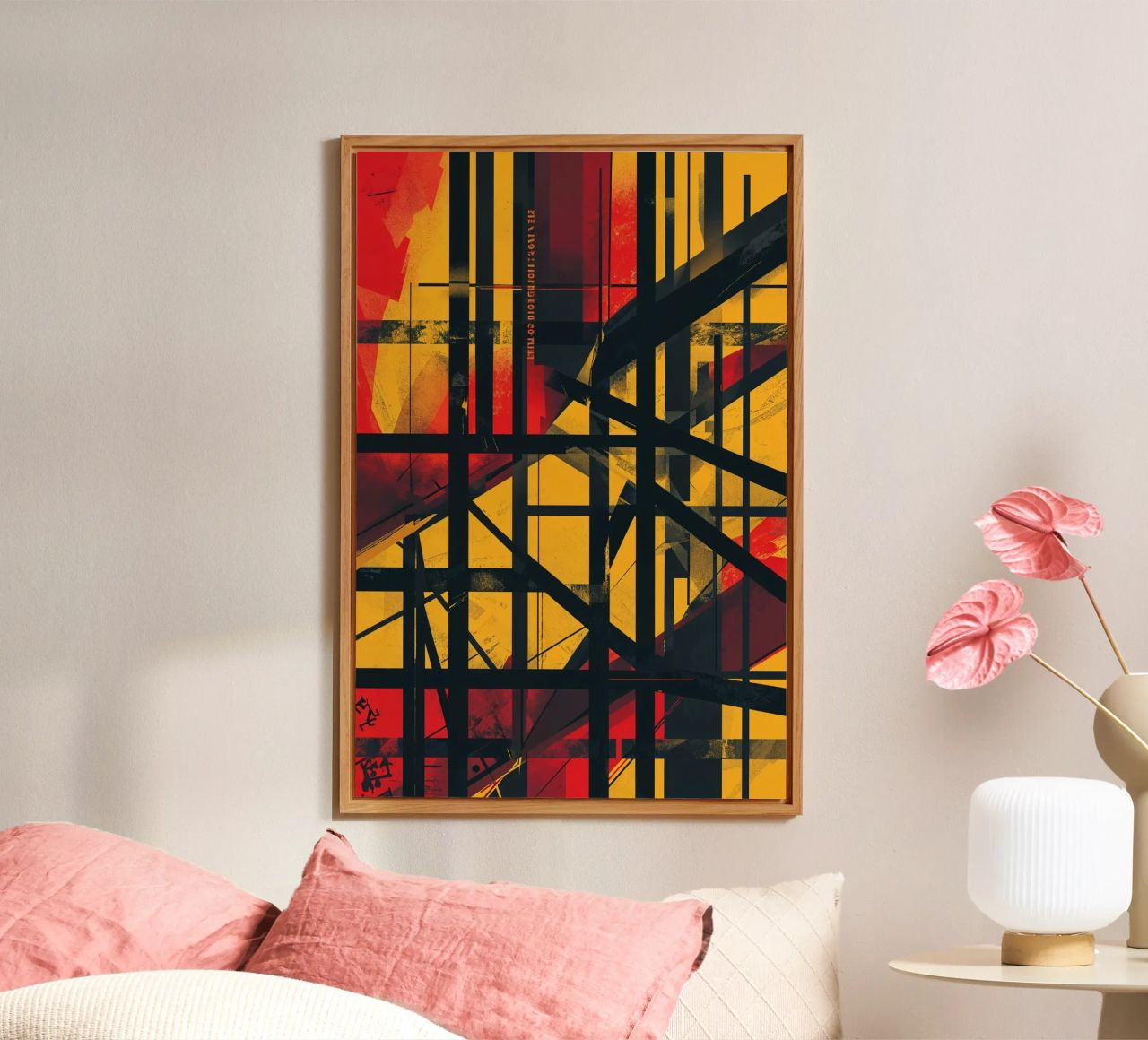 Intersecting Paths of Berlin alluminio dibond da AlbertKlee