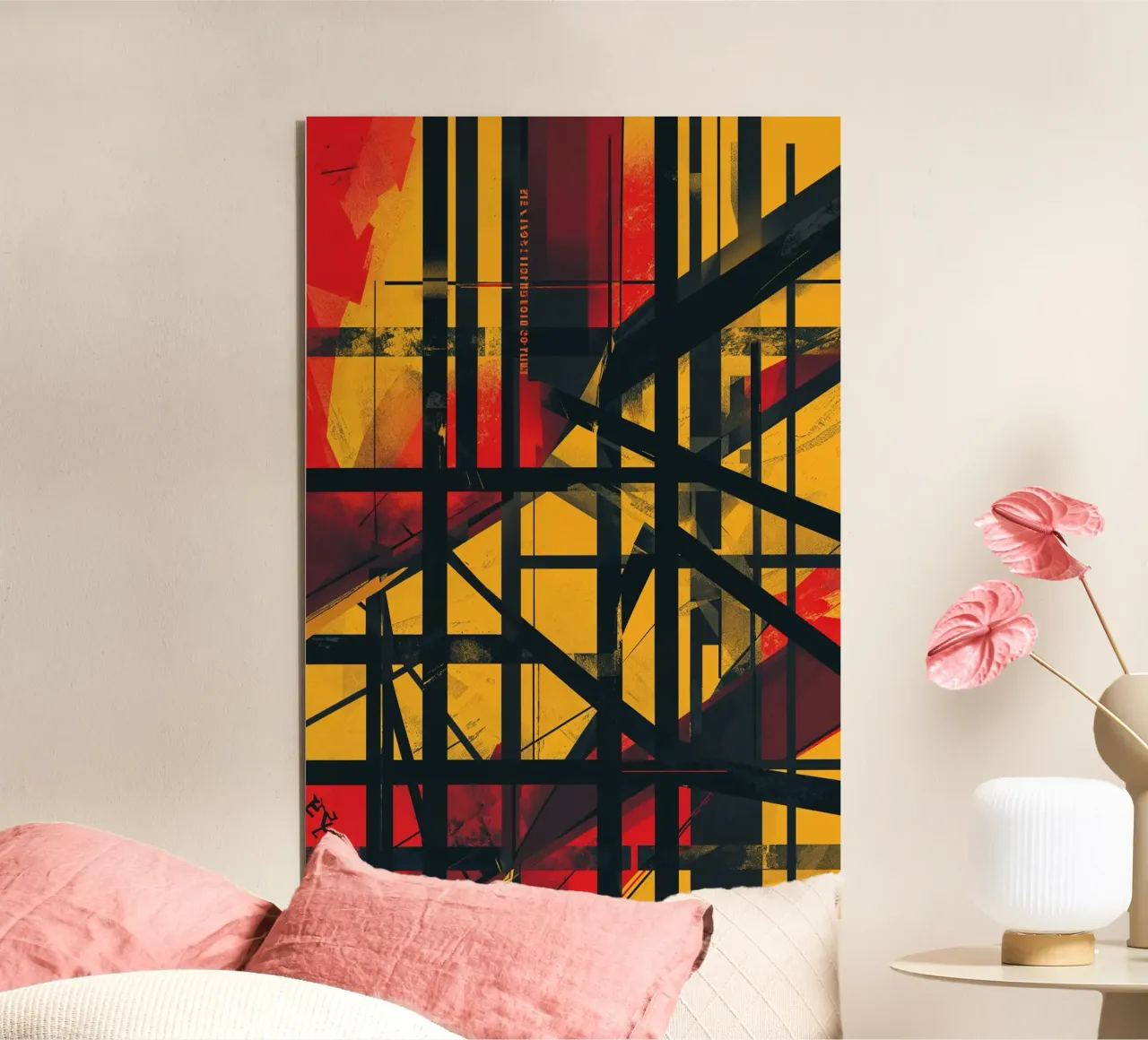 Intersecting Paths of Berlin aluminio dibond de AlbertKlee