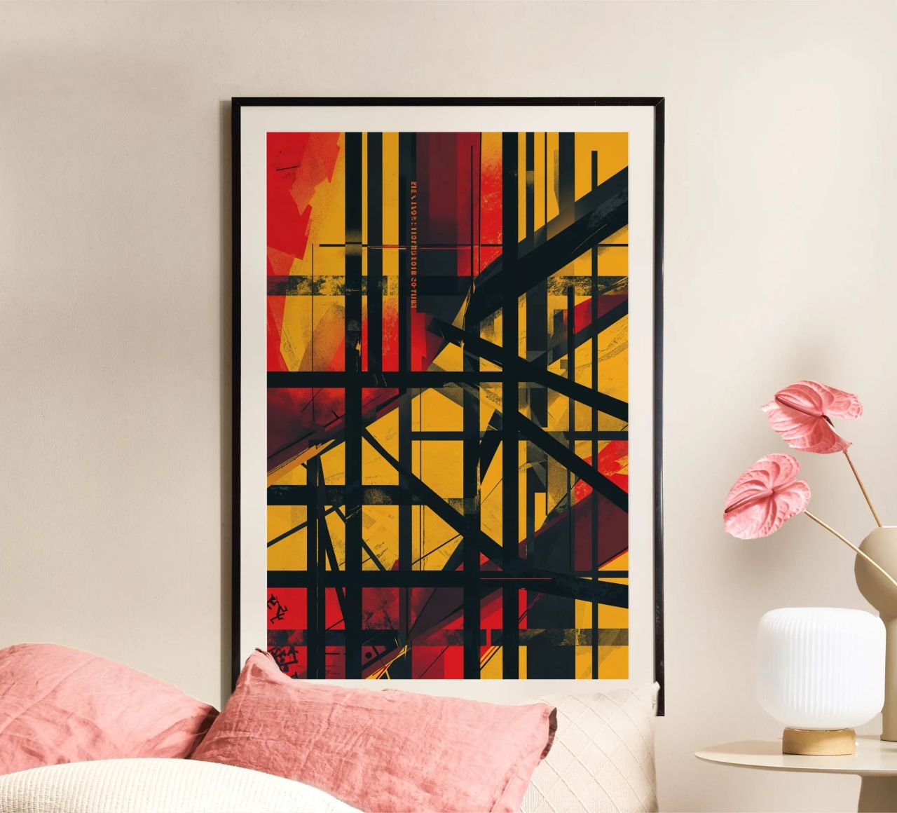 Intersecting Paths of Berlin Poster von AlbertKlee