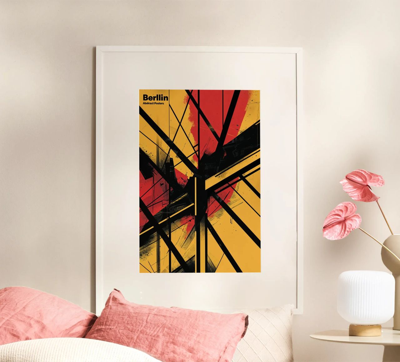 Berlin's Bold Geometry Poster von AlbertKlee