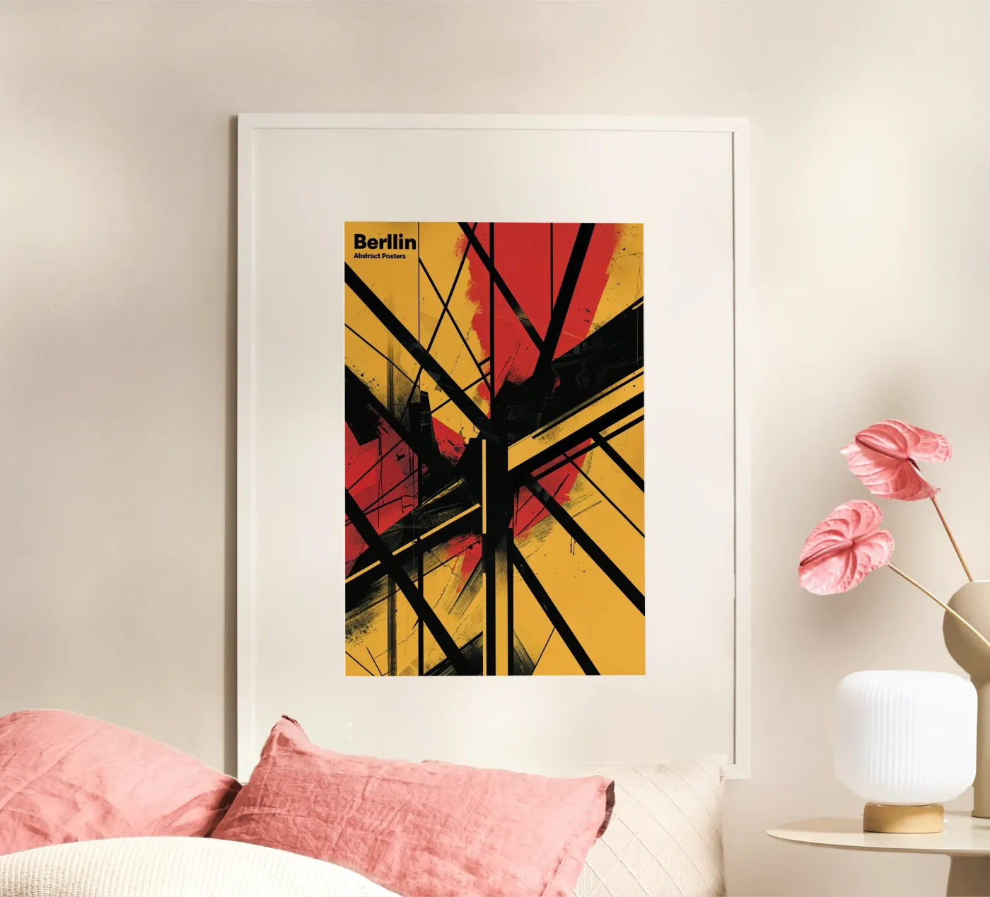 Berlin's Bold Geometry Poster von AlbertKlee