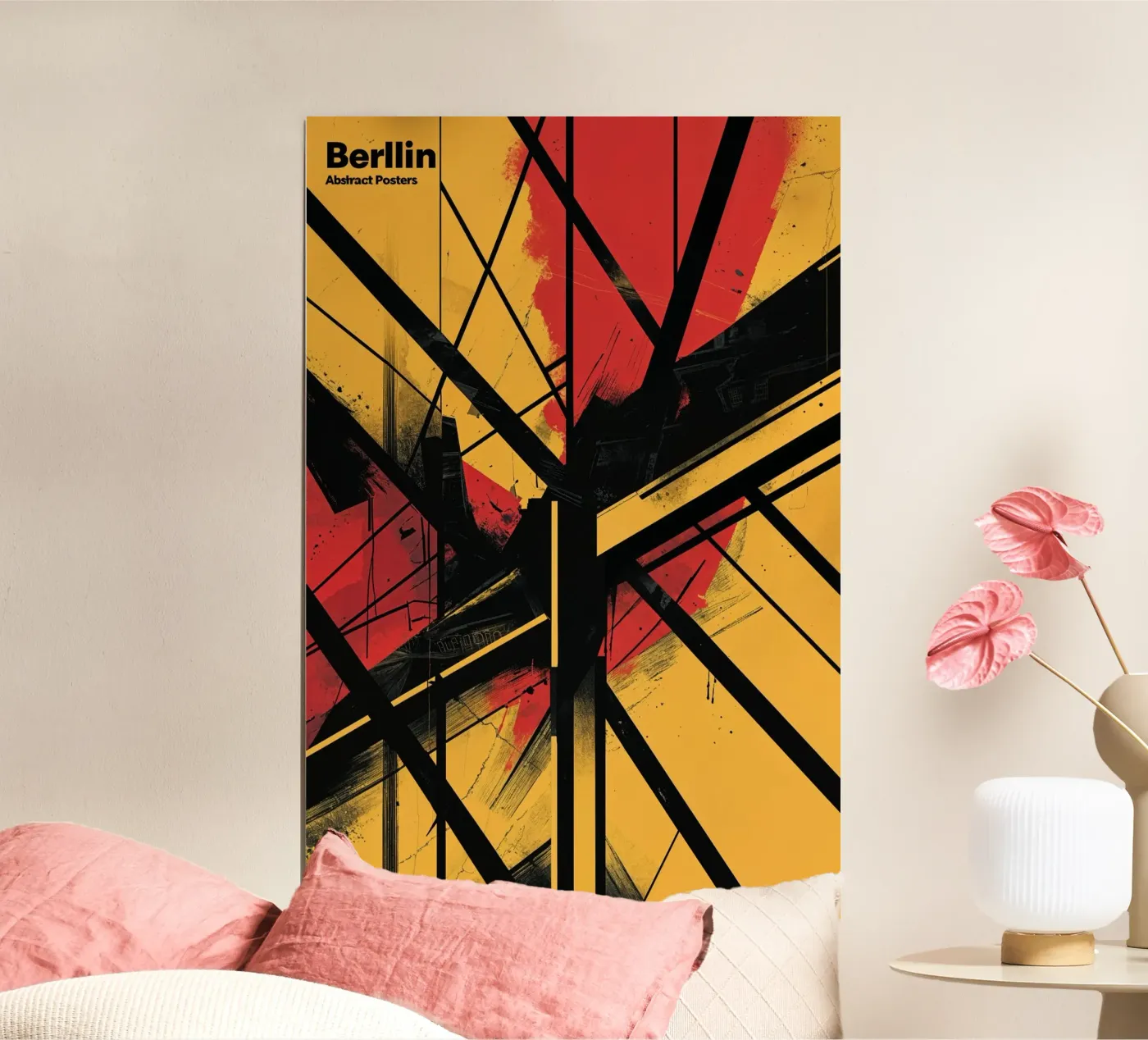 Berlin's Bold Geometry Poster von AlbertKlee