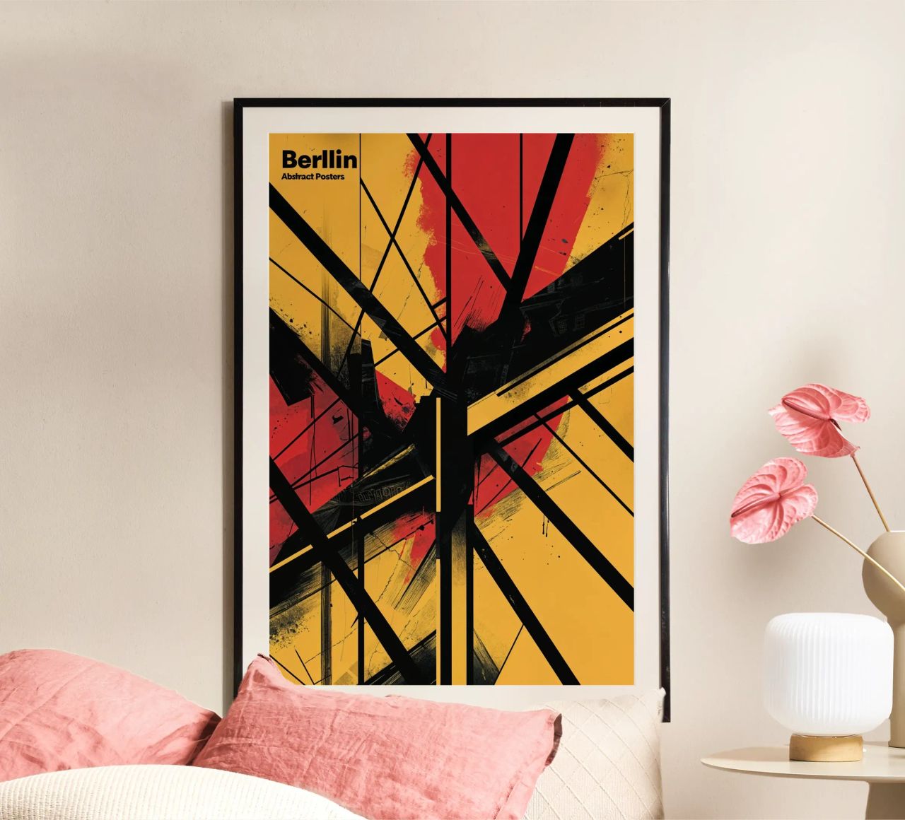 Berlin's Bold Geometry Poster von AlbertKlee