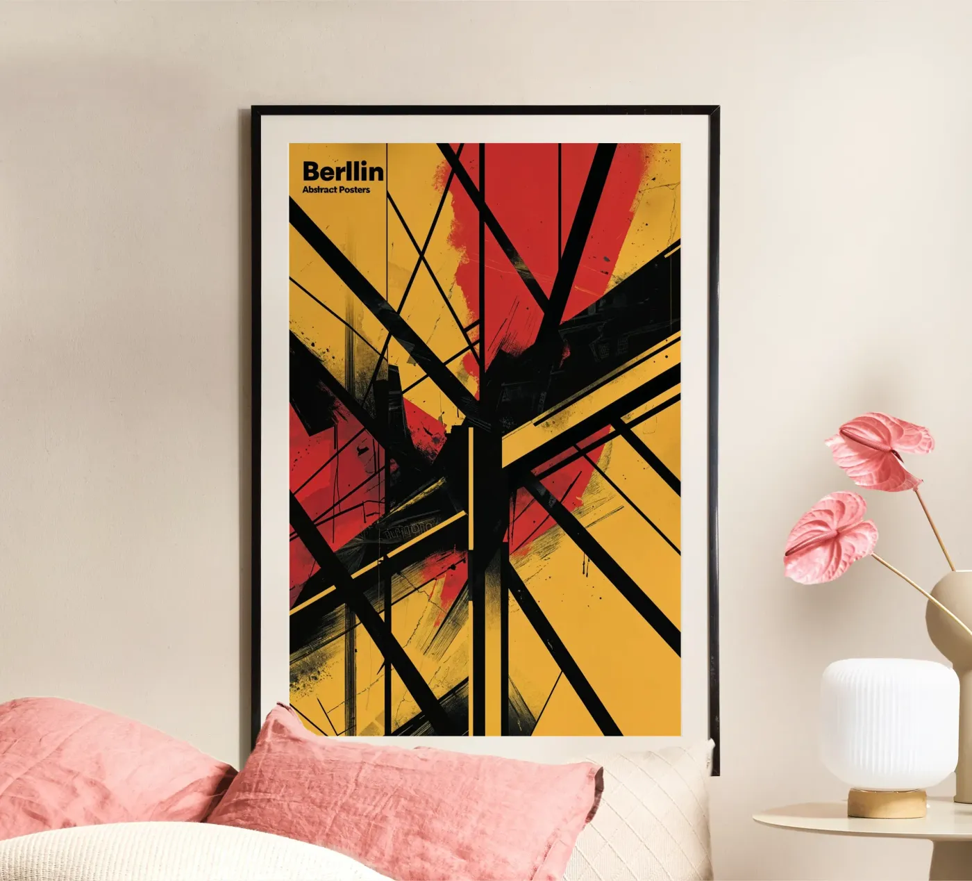 Berlin's Bold Geometry Poster von AlbertKlee