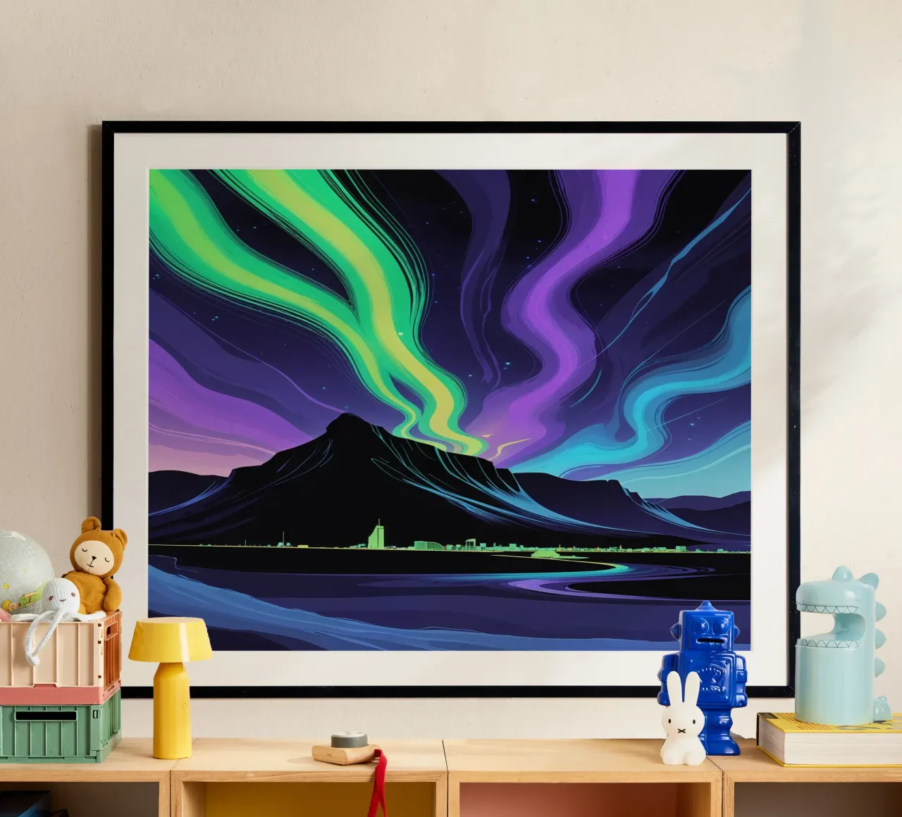 Cosmic Dance Over the Horizon poster da AlbertKlee