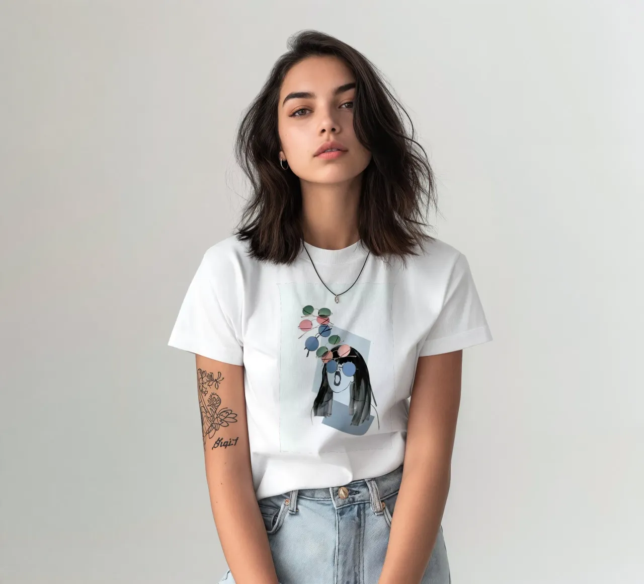 What Color Glasses t-shirt da Rococco LA