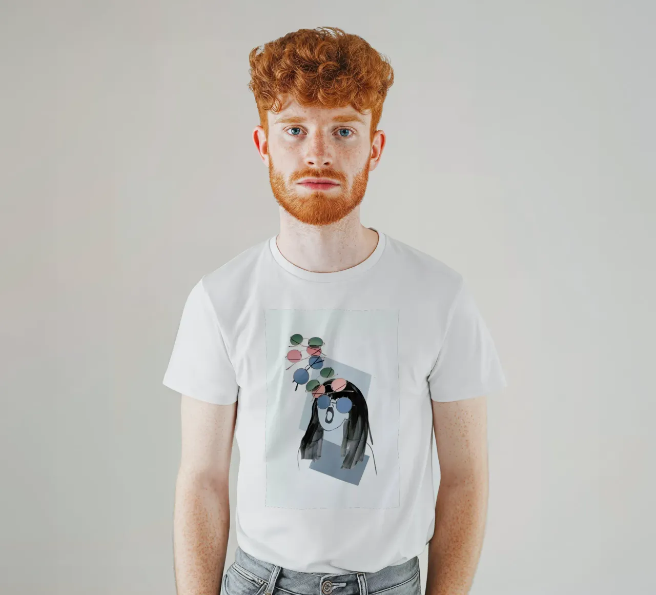 What Color Glasses t-shirt da Rococco LA