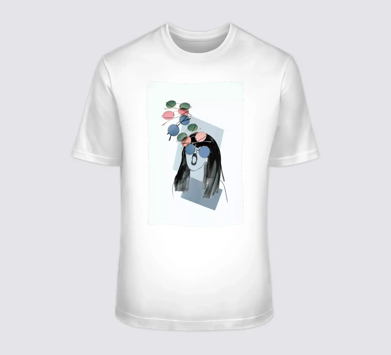 What Color Glasses t-shirt da Rococco LA
