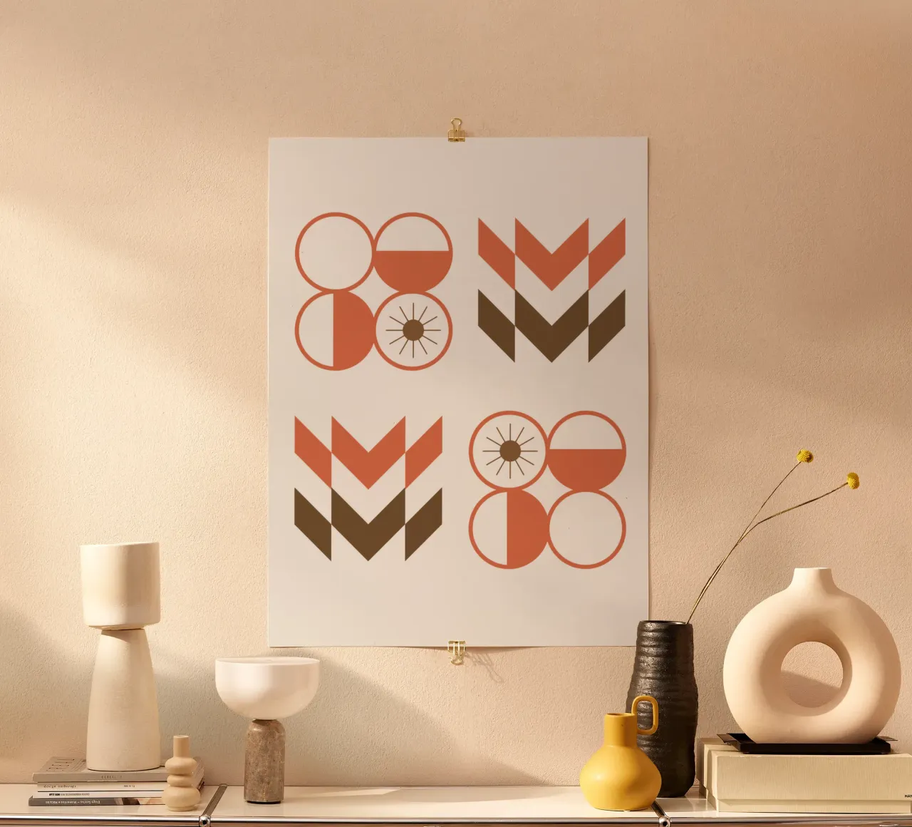 Moderno Minimalista Semplice Geometrico carta hahnemühle da YSV MINIMALIST