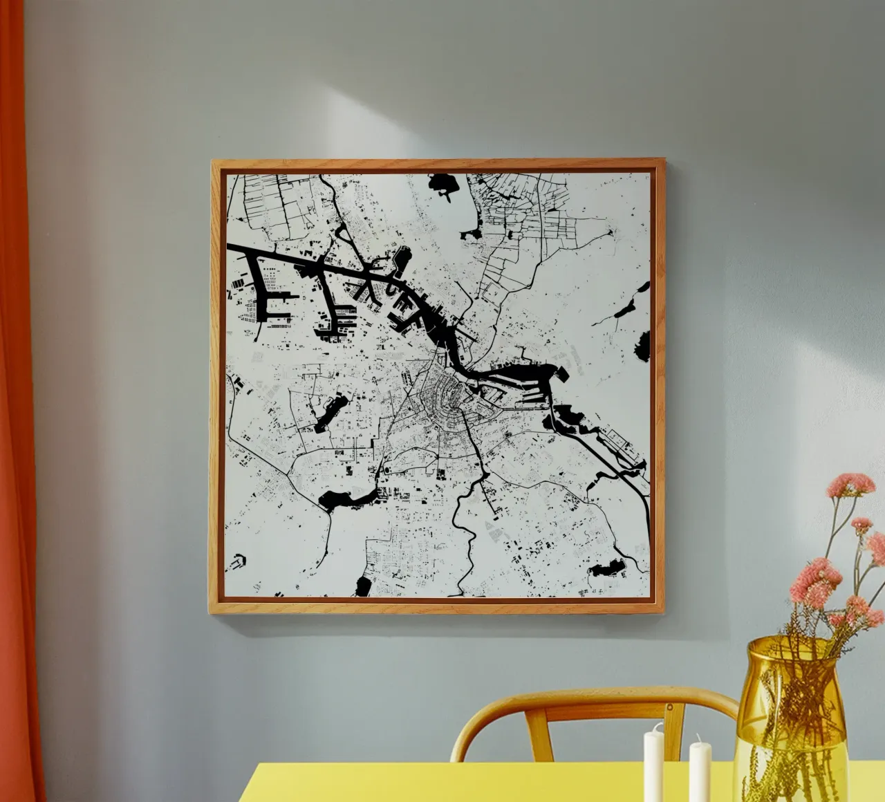 Amsterdam White plexiglass da Urban Maps