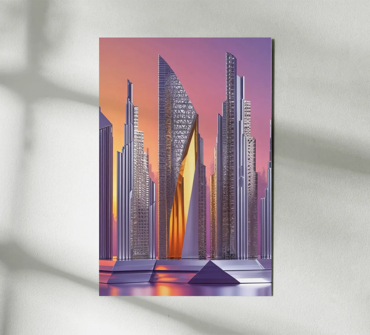 Dreamscapes of Dubai: Abstract Innovation alluminio dibond da AlbertKlee